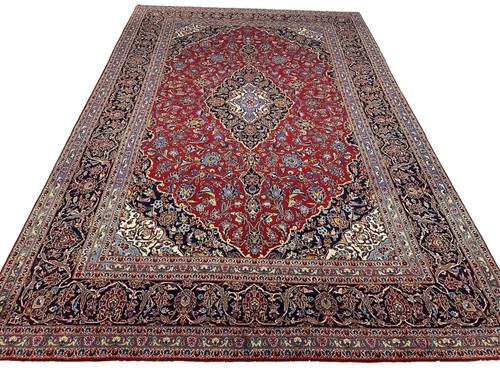 Oriental carpet kashan top - oriental,