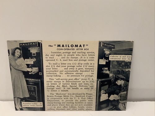 The mailomat coin operated - mailomat,