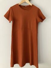 Ladies Clothes Size 8 Short Sleeve Orange Dress By ZARA Size Small ???