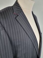 Mens 42L Vintage Cecil Gee Italian Wool Super 120s Pinstripe Suit Jacket Blazer