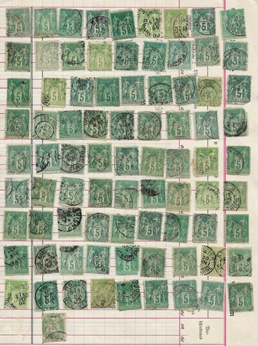 France early stamps folded - 82,