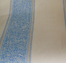 2x ROLLS  SANDERSON WALLPAPER PLANTATION BUFF & BLUE STRIPE