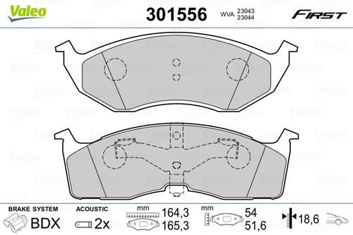 New brake pad - new,