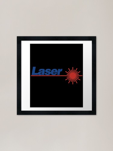 Laser sailboat framed - laser,