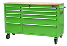55" Steel Work Bench Tool Box 10 Drawer Chest Roller Cabinet Workbench Cabinet