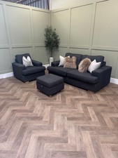 Charcoal - DFS Ludos 3 Seater