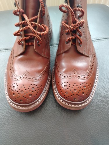 Tricker marron leather - tricker's,