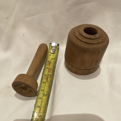 Antique wooden butter - butter, pack