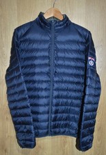 HENRI LLOYD Jacket Mens L Large Navy Down Puffer Ultra Lightweight Packable