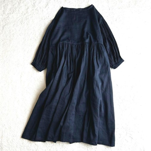 Ichi linen cotton puff sleeve - linen,