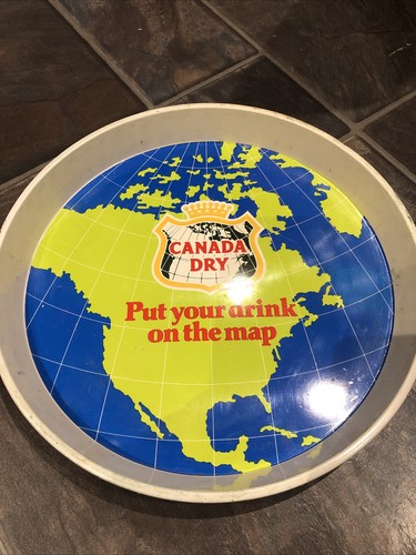 Vintage canada dry metal - dry, bar