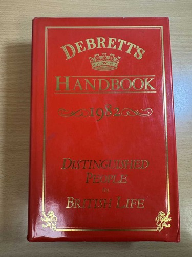 Debrett handbook 1982 - debrett's,