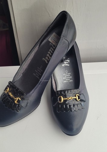 Equity navy heel court shoes - equity,