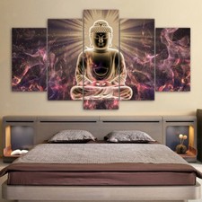 5pcs Buddha Light Canvas