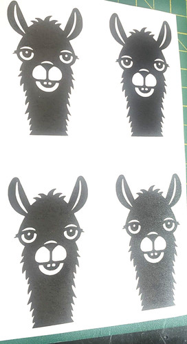 Llama alpaca decal - alpaca,