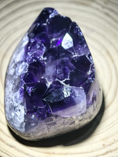 Natural deep purple amethyst - natural,