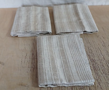 3 beautiful old natural linen