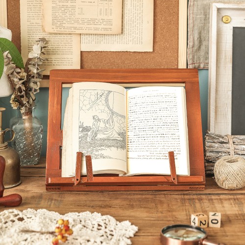 Foldable wooden reading - foldable, book