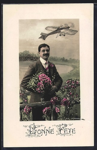 Airplane over elegant