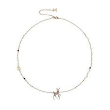 Chanel CC Deer Long Pendant