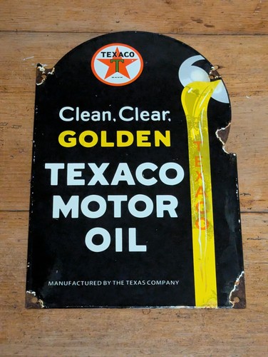 Vintage texaco golden motor - golden,