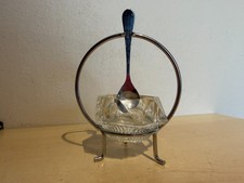 Vintage Clear Cut Glass Sugar