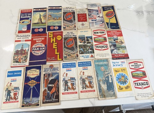 Lot vintage gas - lot, station