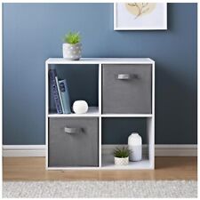 4 Cube, 2 Baskets Wooden