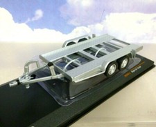 IXO 1/43 DIECAST TWIN 2 AXLE AUTOTRAILER/RALLY CAR TRAILER WITH RAMPS TRL004S