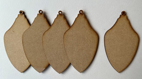 Wooden mdf christmas - mdf, bauble
