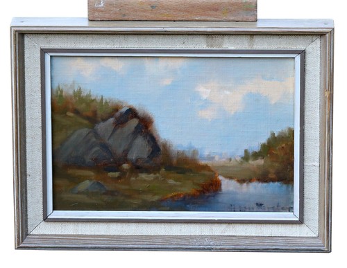 One kind oil painting on - painting,