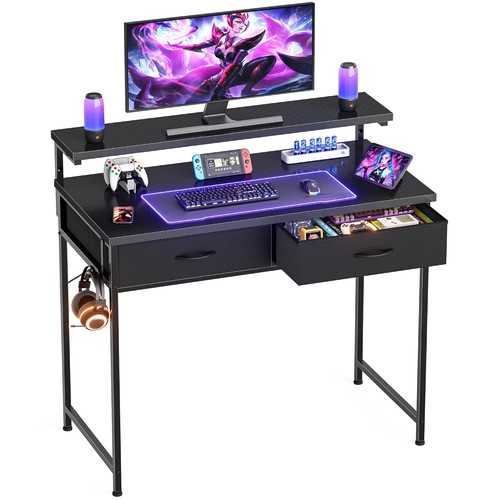 Gaming desk with adjustable - gaming,