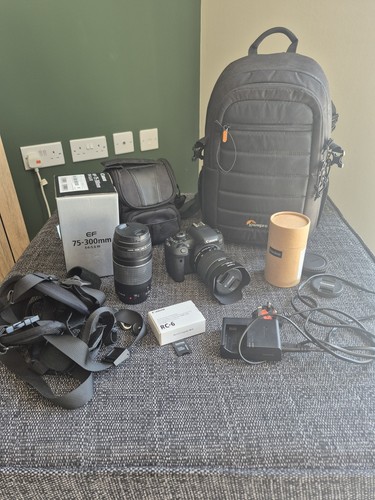 Canon 750d dslr camera - 750d, bundle