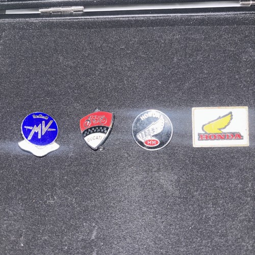 Vintage motorcycle pins job - vintage,
