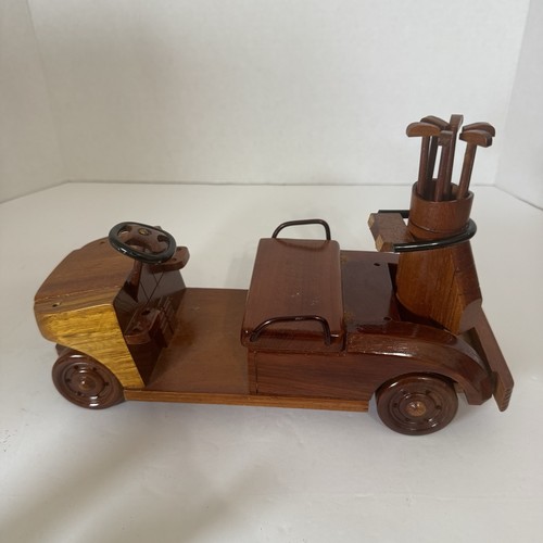 Vintage wooden golf - vintage, caddy