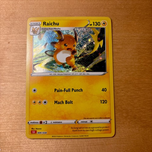 Pokemon raichu holo - raichu,
