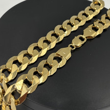 XL Large Curb Cuban chain 9ct