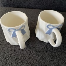 Sainsburys Home White & Blue