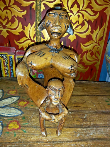 Vintage hand carved african - hand,