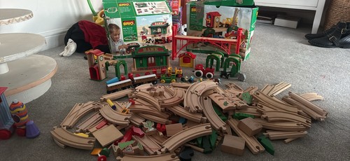 Brio wooden railway - wooden, train