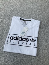 ADIDAS 2020 SPZL SPEZIAL GRAPHIC SPELLOUT T SHIRT Tee SMALL S GK5733 White Oasis