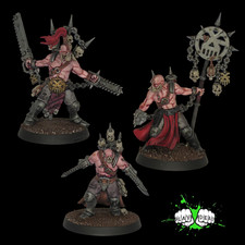 Pro painted - table top standard - Warhammer 40k - Worldeaters Jakhals x 10