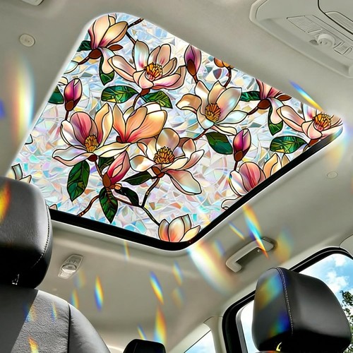 Magnolia sunroof stained glass - stained,