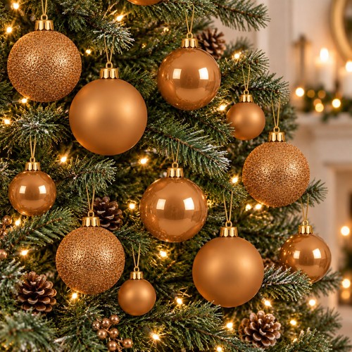 Christmas tree baubles - christmas,