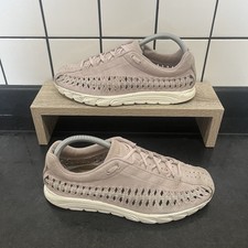 Nike Mayfly - Size UK 5 - Woven Low Suede Trainers 833802-602 Light Lilac