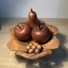 Musical Wooden Fruit Bowl with