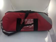 Paramedic Oxygen Entonox Barrel Bag - Red, Cylinder Strap, 4 Pouches, Webbing