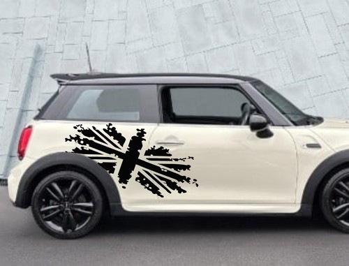 Union jack car decals - 2x,