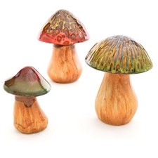 Ceramic Toadstool Ornaments