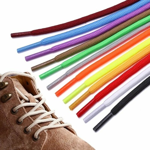 Round coloured shoe laces - round,